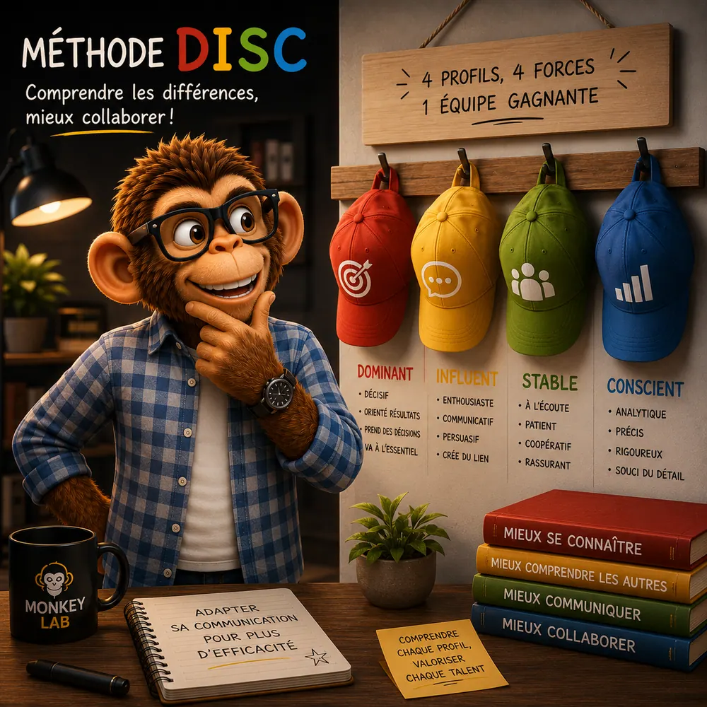 Formation DISC management pour PME, Monkey Lab