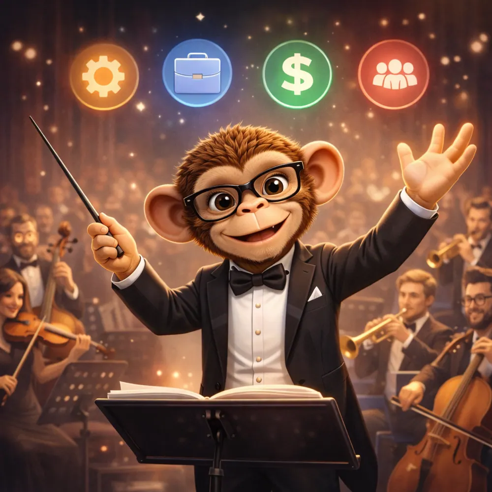 Monkey chef d'orchestre, Monkey Lab services PME Nice