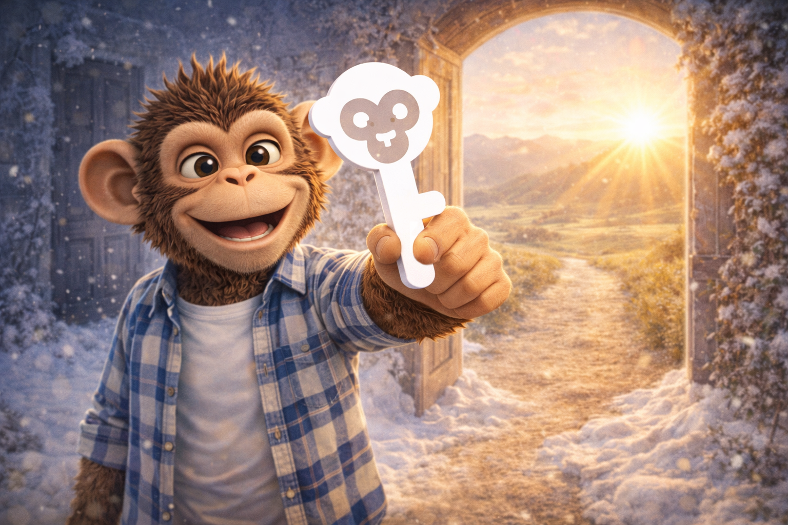 Monki — Mascotte Monkey Lab, consultant IA et organisation à Nice et en France