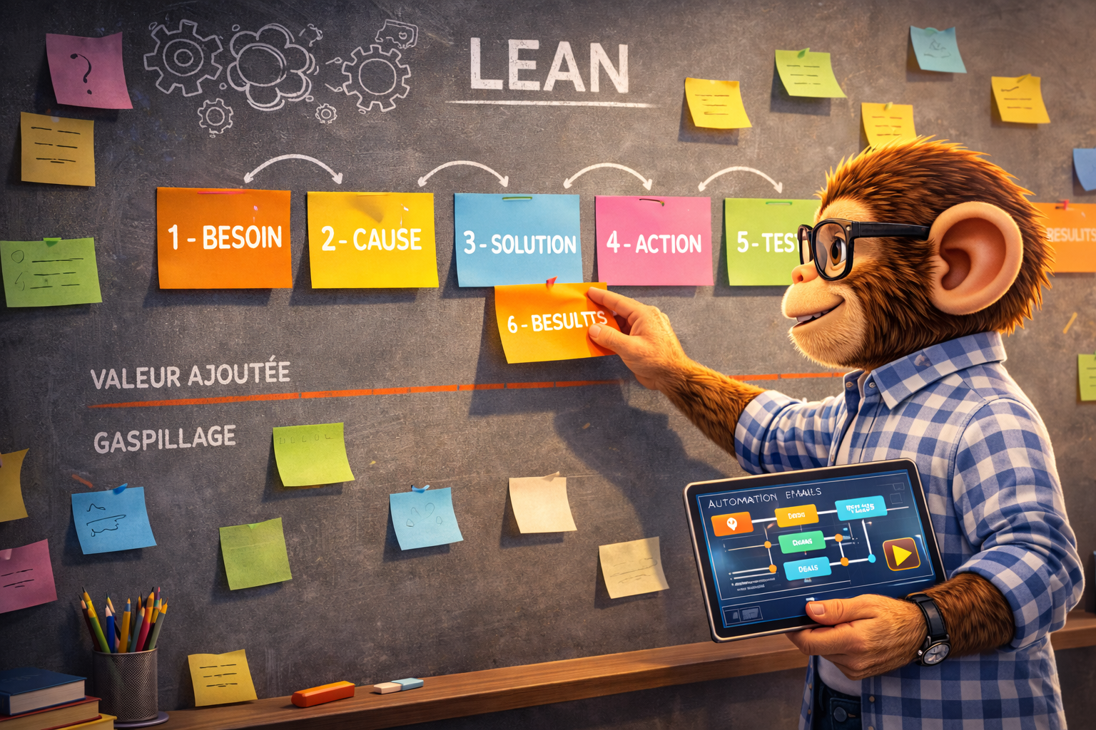 Diagnostic Lean — Monkey Lab analyse les flux et processus